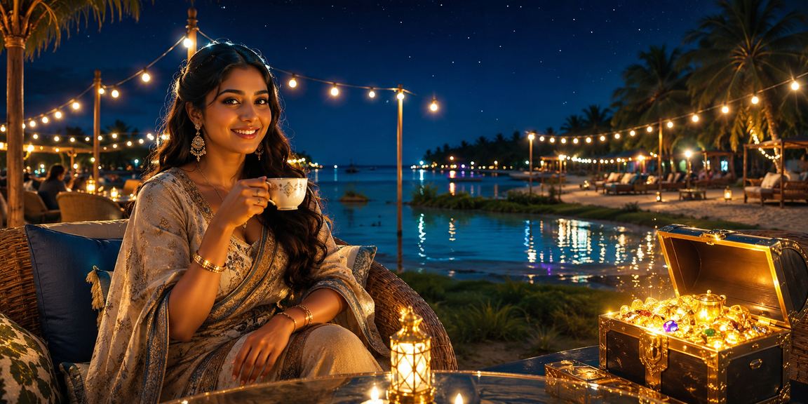 কক্সবাজার সৈকতে ক্যাসিনো অ্যাপ ব্যবহারের দৃশ্য
